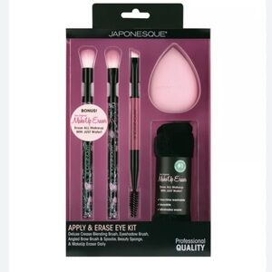Japonesque Pink Makeup Brush & Tool Set